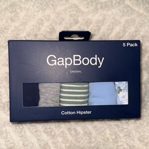 Women’s Cotton Hipster Underwear 5-Pack - Gray, Green, Blue